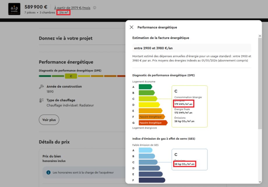 Offre immobilière sur SeLoger.com